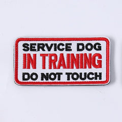 Service Dog Patch Vest Harness Embroidered Emblem