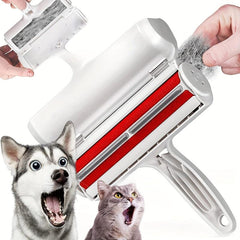 Reusable Pet Hair Roller Remover for Dog Cat - Lint Fur Rollers