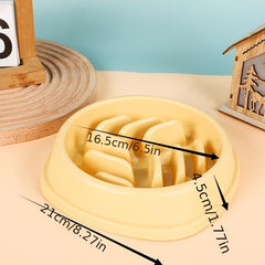 Slow Feeder Anti-choking Pet Food Bowl for Dogs & Cats