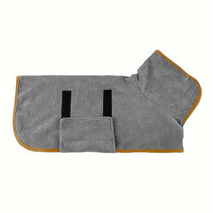 Absorbent Dog Bathrobe for Winter Warmth and Quick Drying