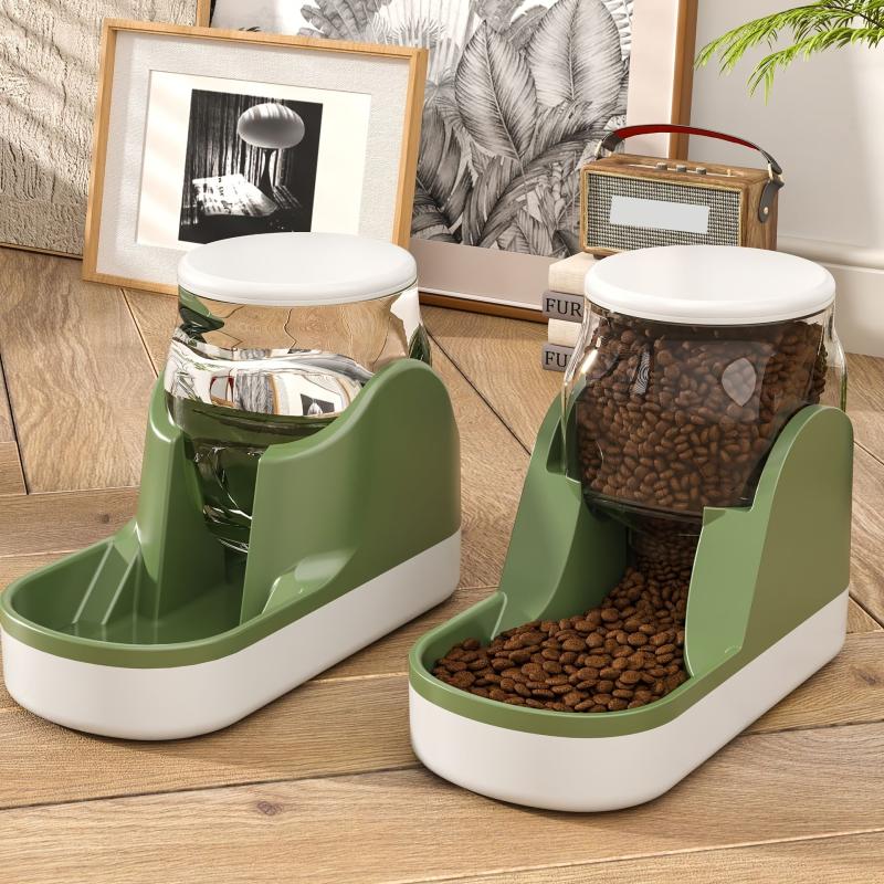 Automatic Pet Food Feeder Water Dispenser for Indoor Dogs