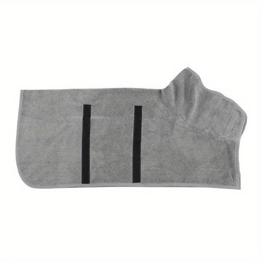Pet Bath Robe Towel Microfibre Fast Drying Coat