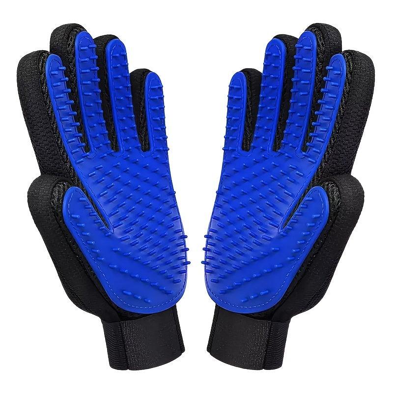 Pet Grooming Glove Deshedding Brush for Dogs & Cats