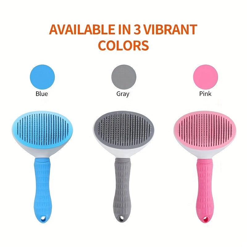 One Click Pet Hair Removal Comb for Dogs and Cats