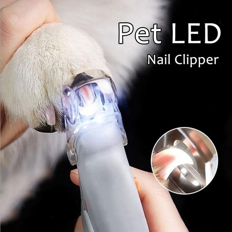 LED Nail Trimmer for Pets Cat Dog Nail Clippers