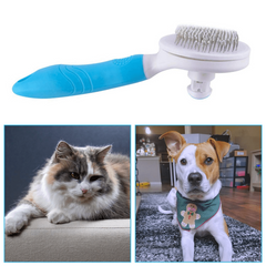 Pet Grooming Tool: Hair Removal Comb and Slicker Brush