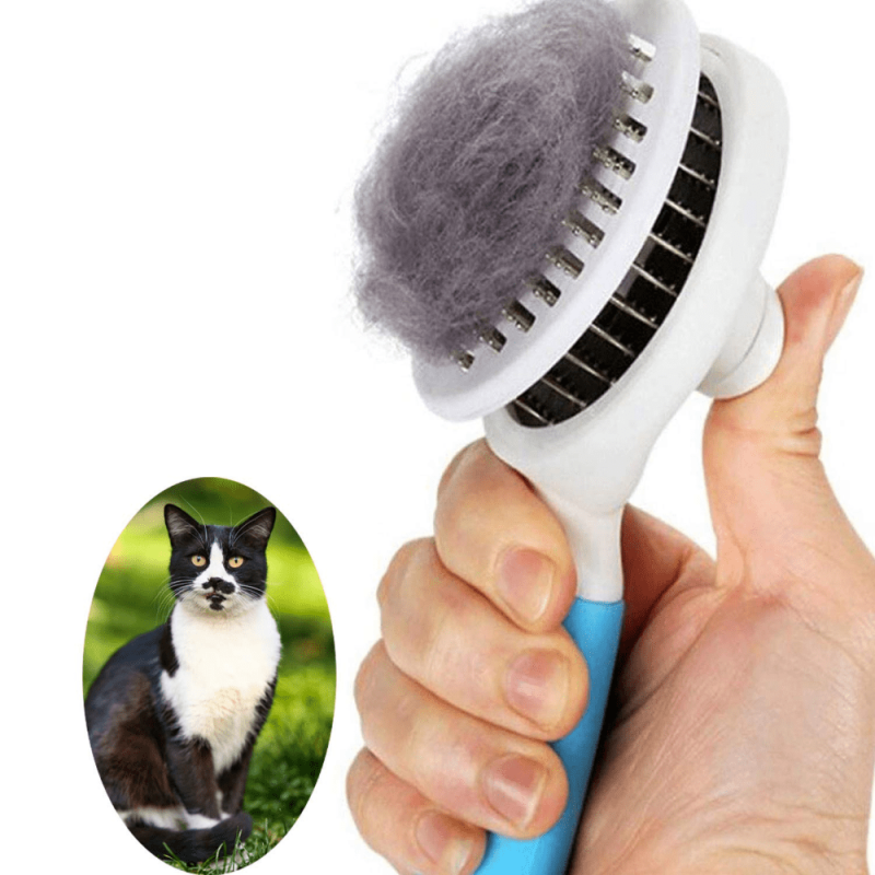 Pet Grooming Tool: Hair Removal Comb and Slicker Brush
