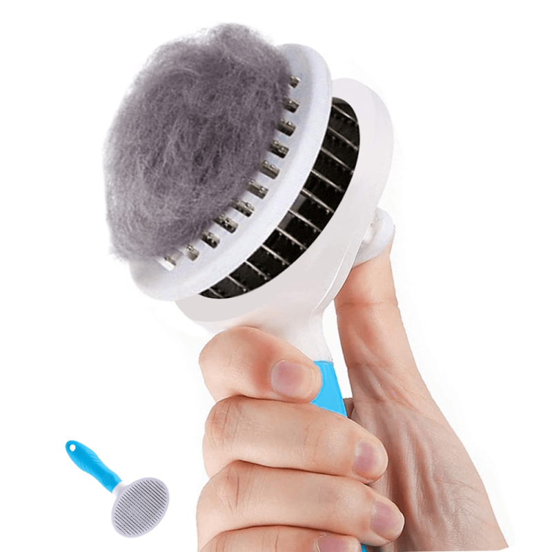 Pet Grooming Tool: Hair Removal Comb and Slicker Brush
