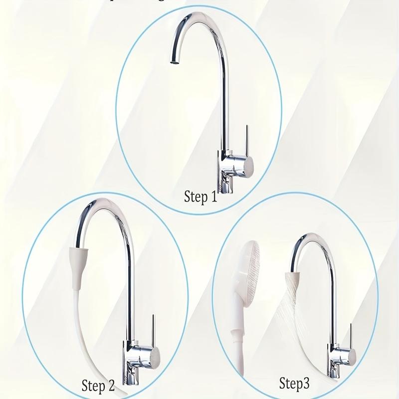Dog Shower Attachment Pet Shower Head Rubber Handheld Dog Shower Bathing Sprayer