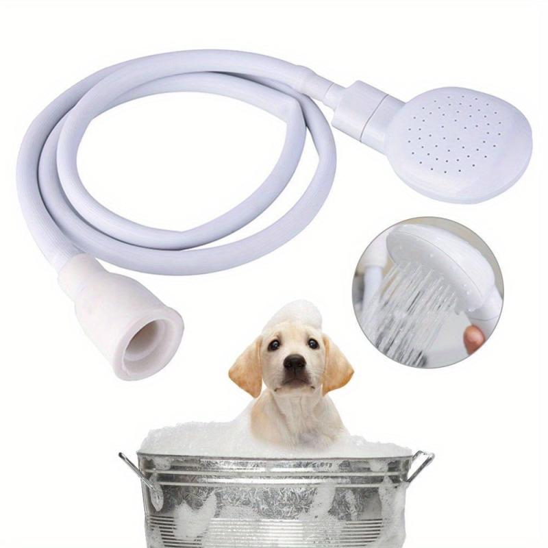 Dog Shower Attachment Pet Shower Head Rubber Handheld Dog Shower Bathing Sprayer