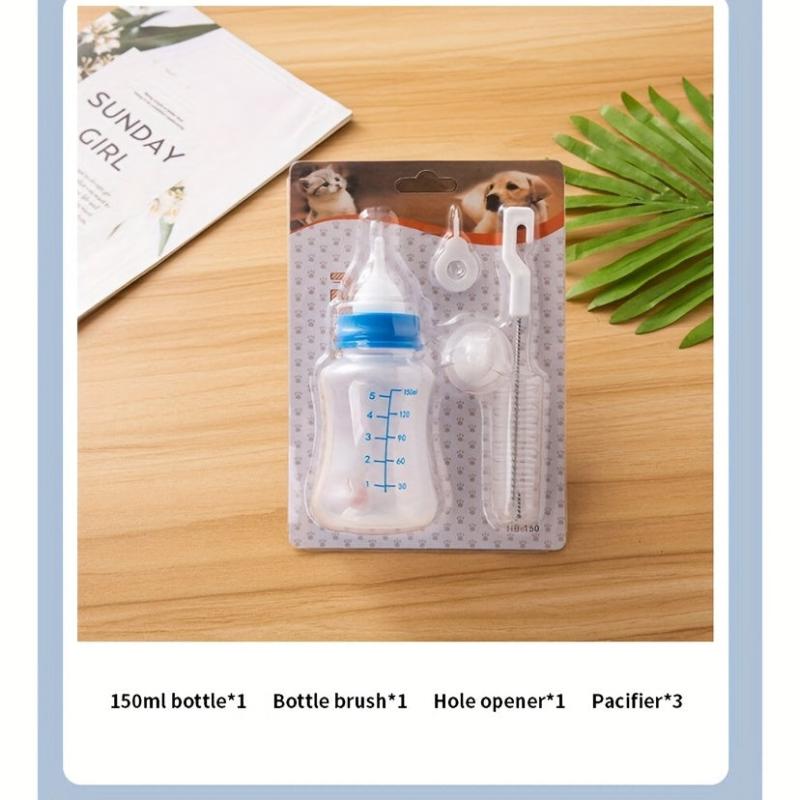 Pet Bottle Set Puppy Kitten Feeding Bottle For Newborn Kittens
