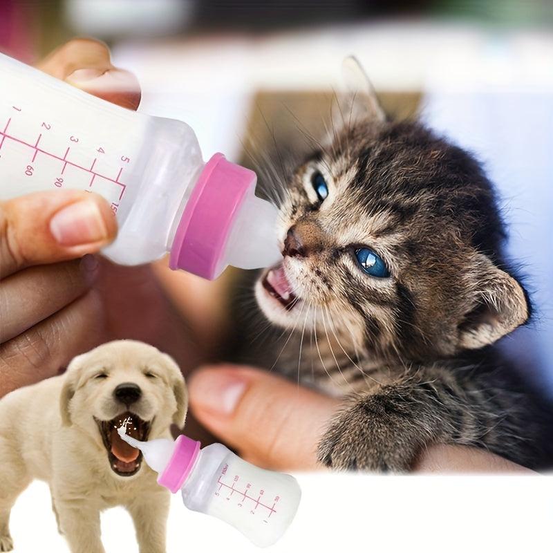 Pet Bottle Set Puppy Kitten Feeding Bottle For Newborn Kittens