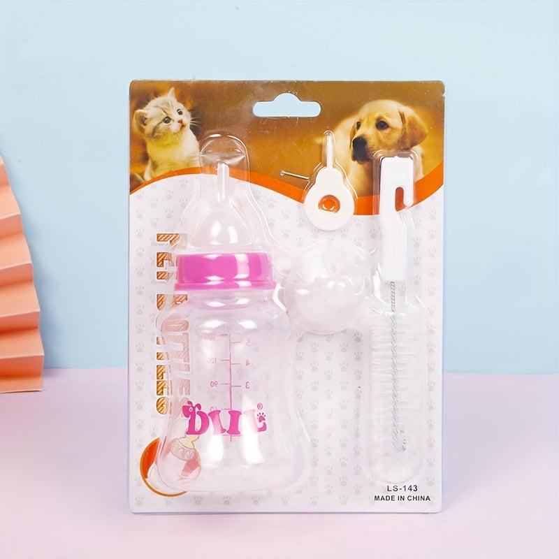 Pet Bottle Set Puppy Kitten Feeding Bottle For Newborn Kittens