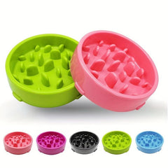 Pet Slow Feeder Bowl Anti Choking Interactive Dog Cat Food Bowl