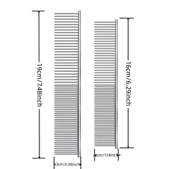 Stainless Steel Dematting Comb for Long Haired Pets
