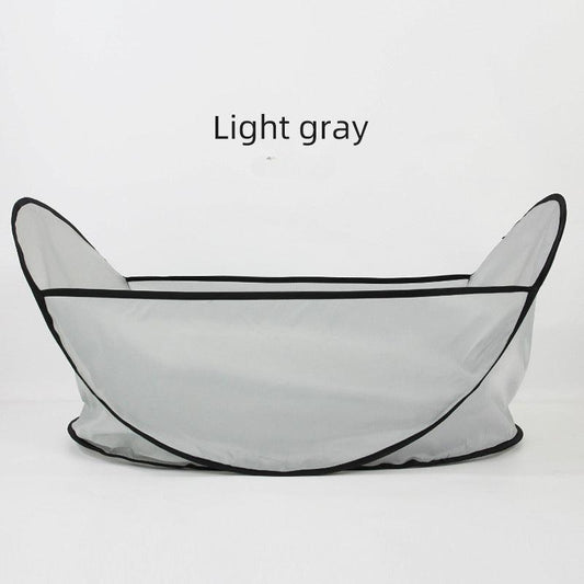 Pet Haircut Bib Dog Grooming Cape Hair Cutting Catcher Shaving Trimming Tent