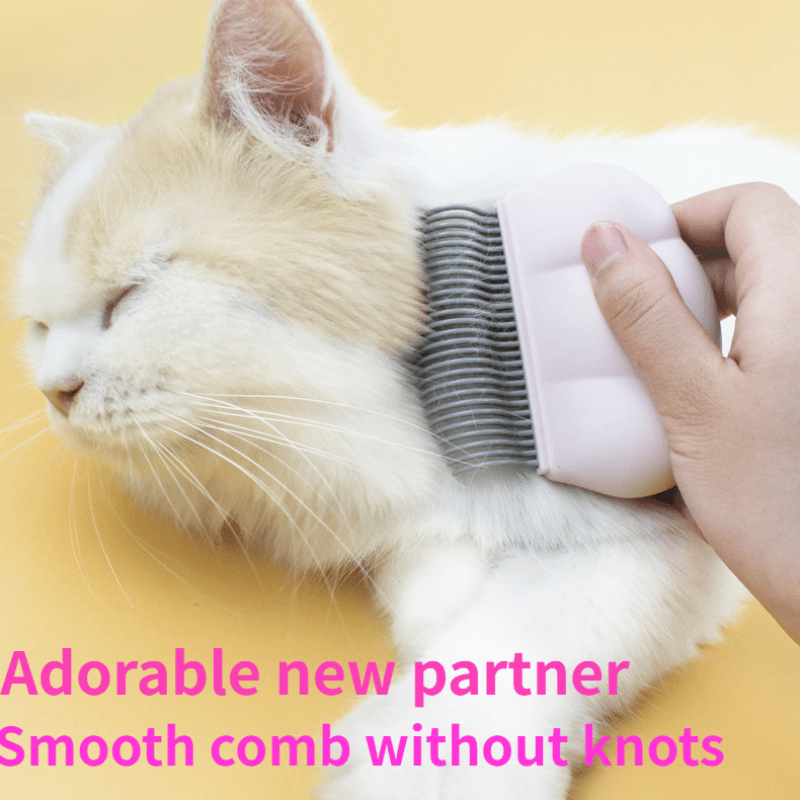 Cat Comb for Long and Short Hair - Pet Grooming Tool for Floating Hair Removal