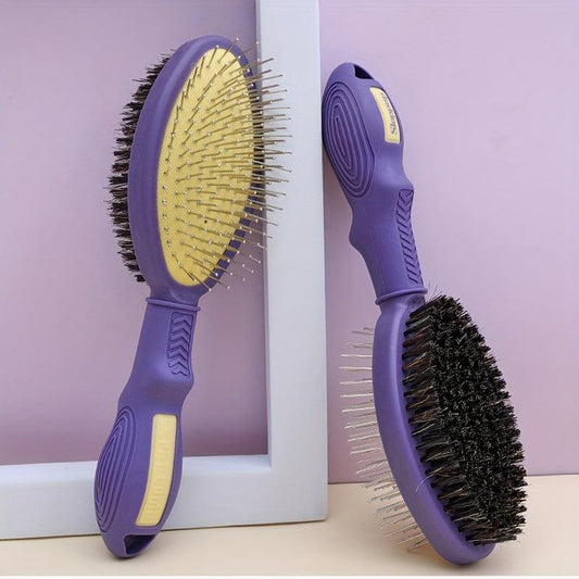 Pet Double Sided Comb Bristle Tool Dog Grooming Brush
