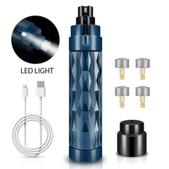 Rechargeable Pet Nail Grinder with LED Light for Cats & Dogs
