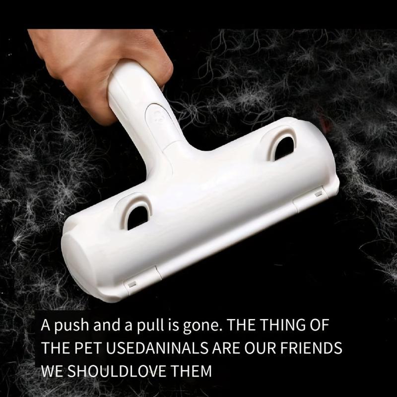 Pet Hair Remover Fabric Fuzz Brush Reusable Dog Cat Lint Carpet Cleaner