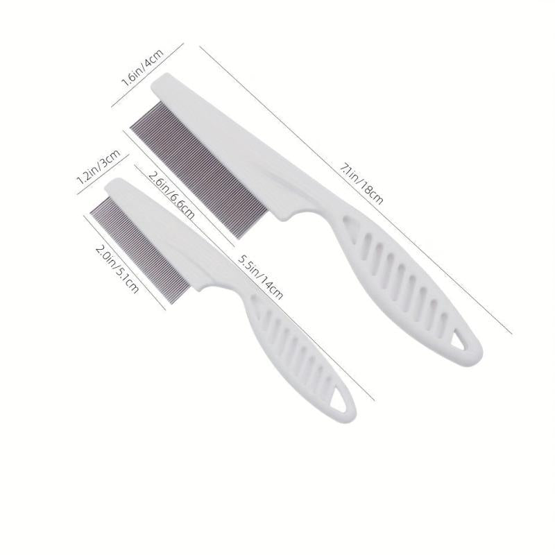 Pet Flea & Lice Comb for Dogs, Cats - Gentle Grooming & Tick Removal