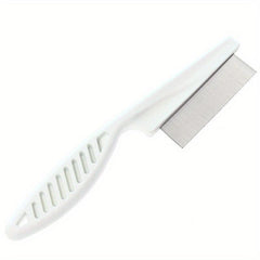 Pet Flea & Lice Comb for Dogs, Cats - Gentle Grooming & Tick Removal
