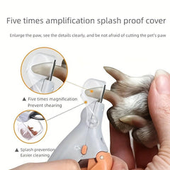 LED Pet Nail Grinder for Safe Grooming