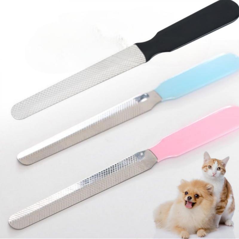 3pcs Stainless Steel Pet Nail Files Grooming Tool