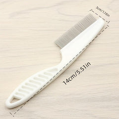 Stainless Steel Pet Comb for Fleas & Lice Removal