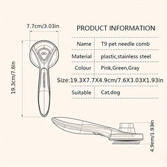 Cat Hair Removal Comb Slicker Brush - Dog & Cat Grooming Tool