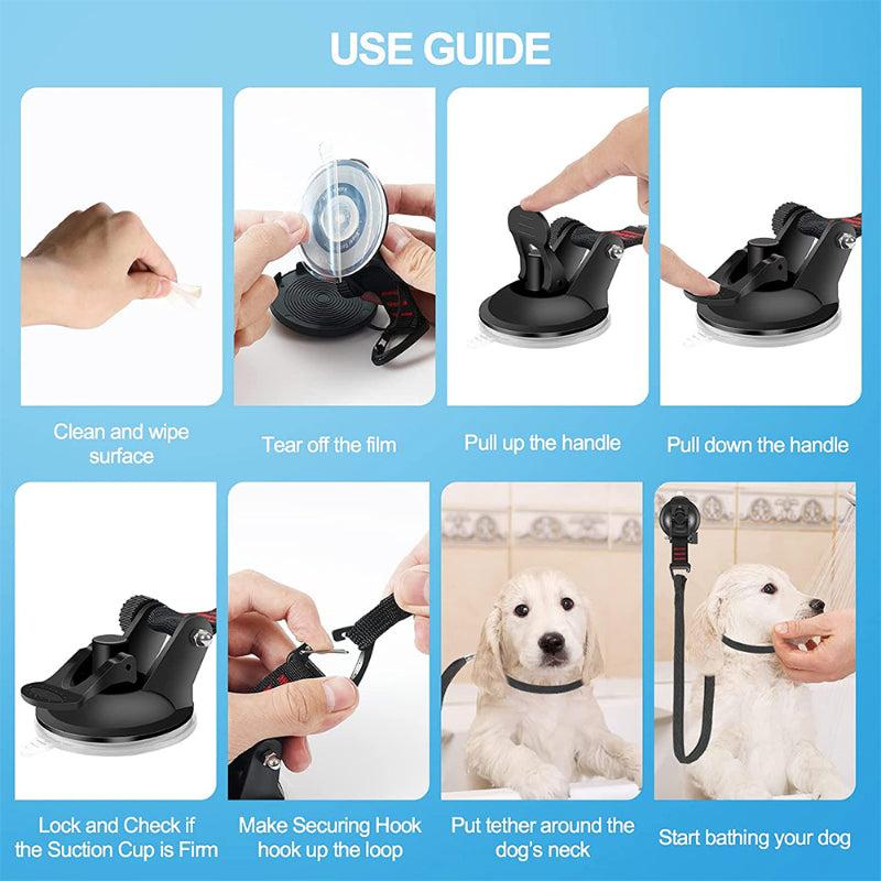 Suction Cup Pet Bath Tool for Dogs and Cats