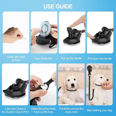 Suction Cup Pet Bath Tool for Dogs and Cats