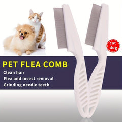 Pet Grooming Comb for Tangle-Free & Shedding-Free Coats