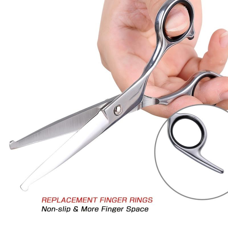 Professional Pet Grooming Shears Curved with Round Tips