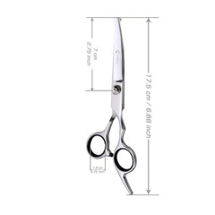 Professional Pet Grooming Shears Curved with Round Tips