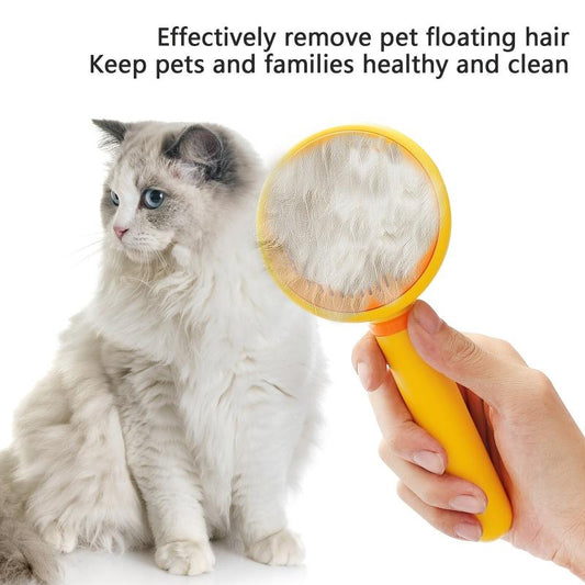 Self Cleaning Pet Hair Brush Comb - Remove Tangles & Loose Hair