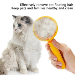 Self Cleaning Pet Hair Brush Comb - Remove Tangles & Loose Hair