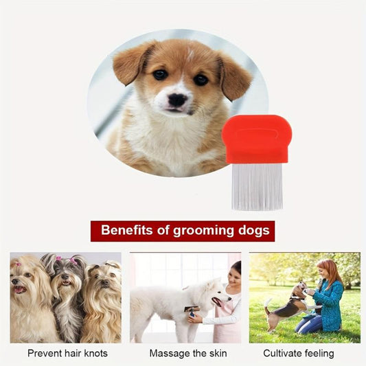 2pcs Metal Lice Comb Flea Comb