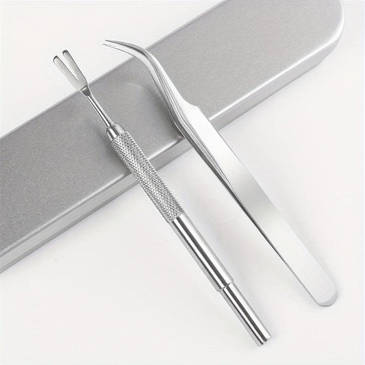 2pcs Tick Flea Remover Tool for Cats and Dogs Safe Tick Flea Removal
