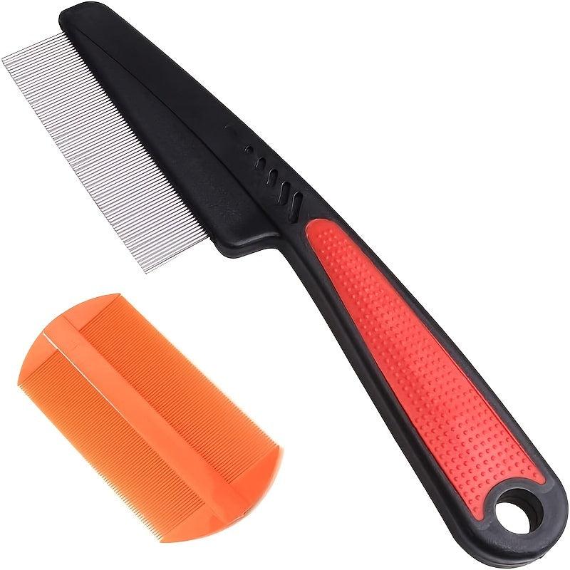 Pet Dematting Comb and Flea Comb for Dogs and Cats