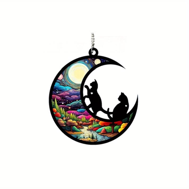 Cat Dog Memorial Suncatcher Stained Glass Light Catcher