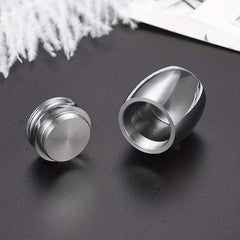 Small Pet Memorial Urn with Ash Keepsake and Cremation Jewelry Silvery