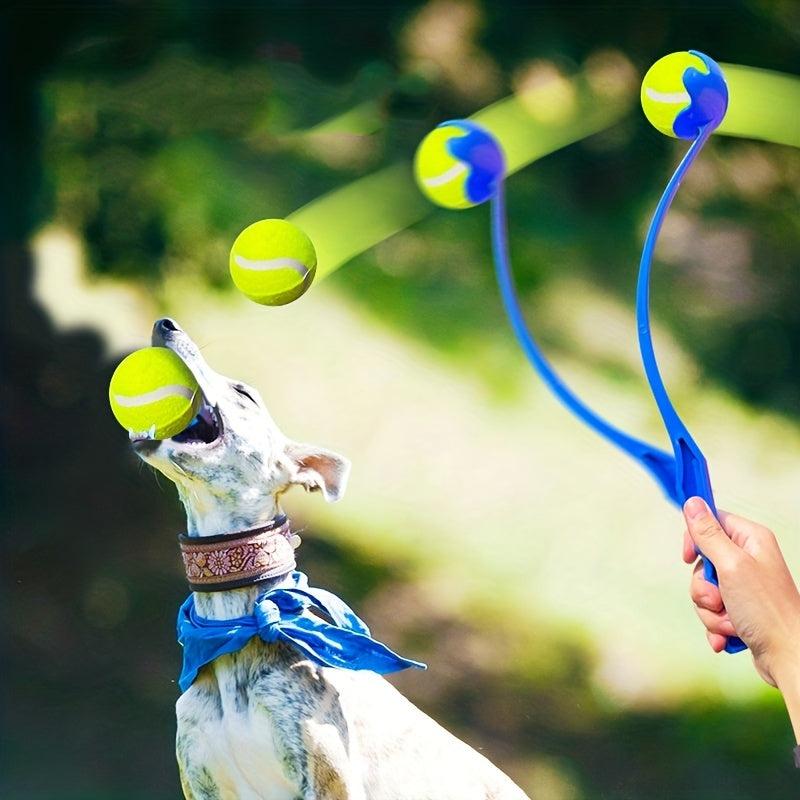 Interactive Dog Fetch Toy Sport Launcher Ball Thrower
