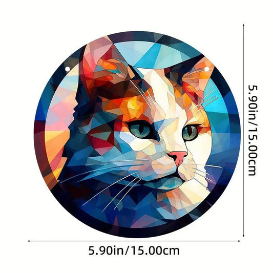 Acrylic Cat Memorial Net Compassion Gift Cat Pendant
