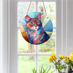 Acrylic Cat Memorial Net Compassion Gift Cat Pendant