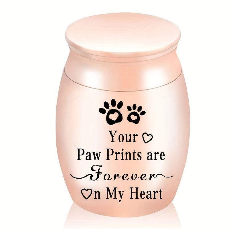 Stainless Steel Pet Cremation Urn For Ashes - Pet Memorial Gift