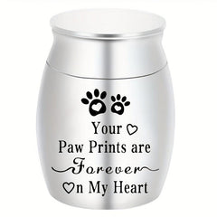 Stainless Steel Pet Cremation Urn For Ashes - Pet Memorial Gift