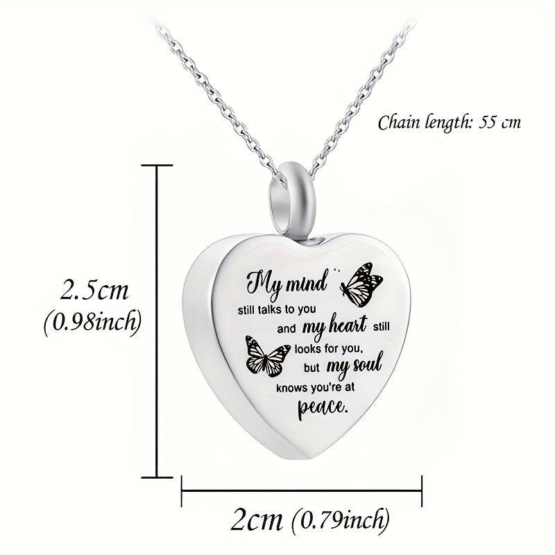 Mind Talks To You Urn Necklace 12 Birthstones Cremation Jewelry