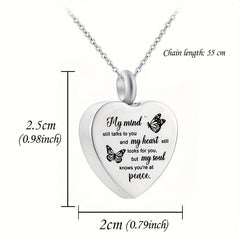 Mind Talks To You Urn Necklace 12 Birthstones Cremation Jewelry