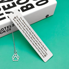 Pet Memorial Bookmark Dog Loss Sympathy Gift Remembrance Bereavement